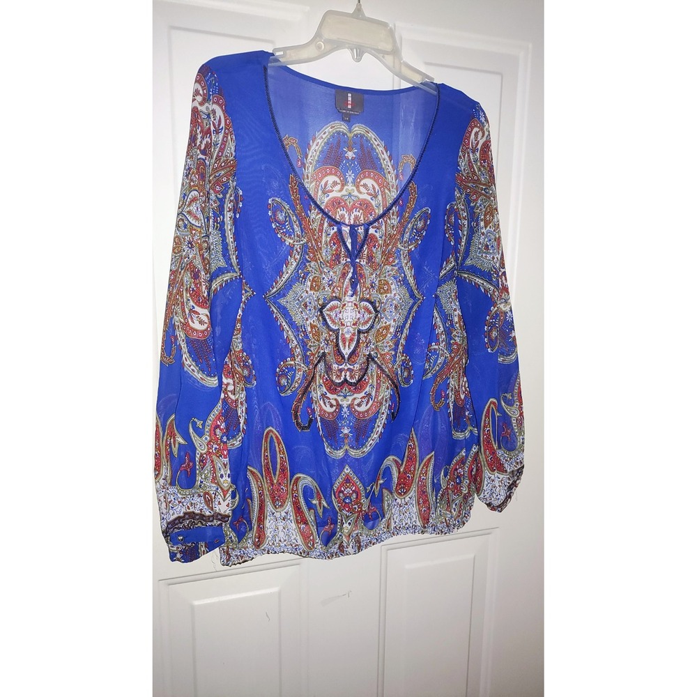 J.J.Jeans by Buffalo Flowy Blouse Size L